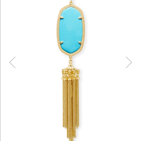Kendra Scott Rayne Necklace in turquoise - Picture 1 of 4